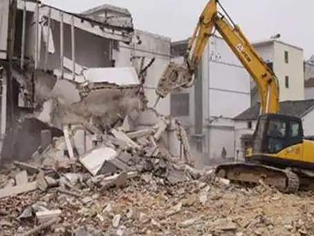 江岸旧房改造拆除